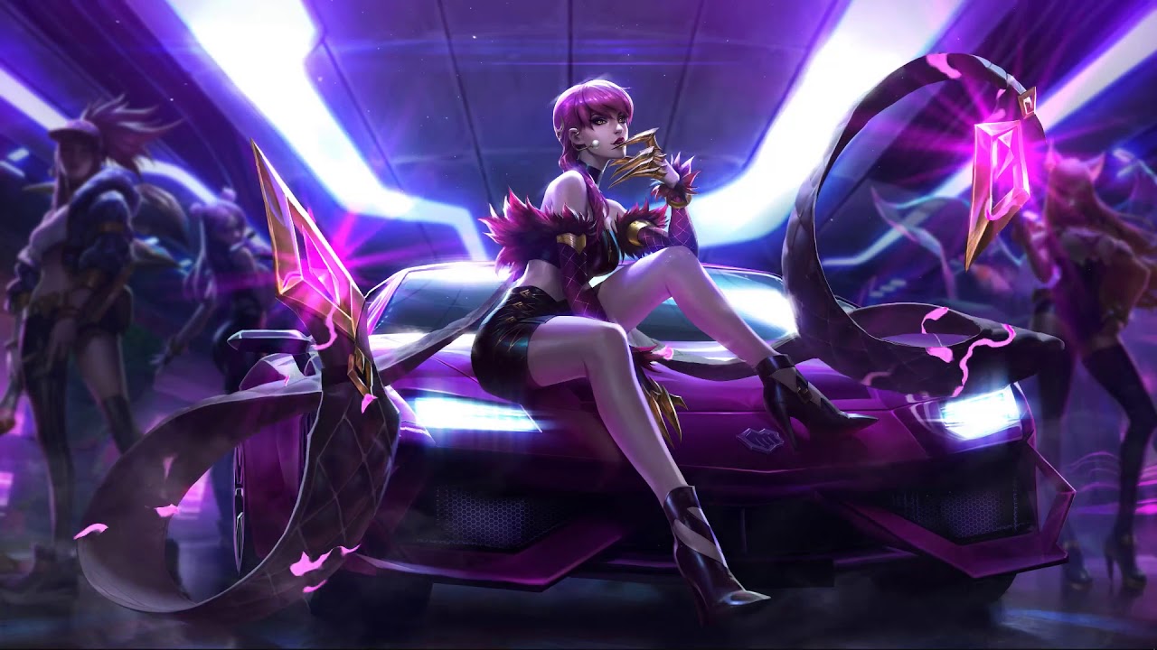 KDA Evelynn Wallpaper Engine - YouTube
