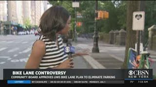 Bike Lane Eliminating Parking Along Central Park West
