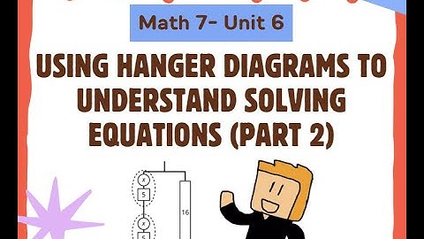 Using Hanger Diagrams to Understand Solving Equations (Part 2)