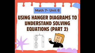 Using Hanger Diagrams to Understand Solving Equations (Part 2)