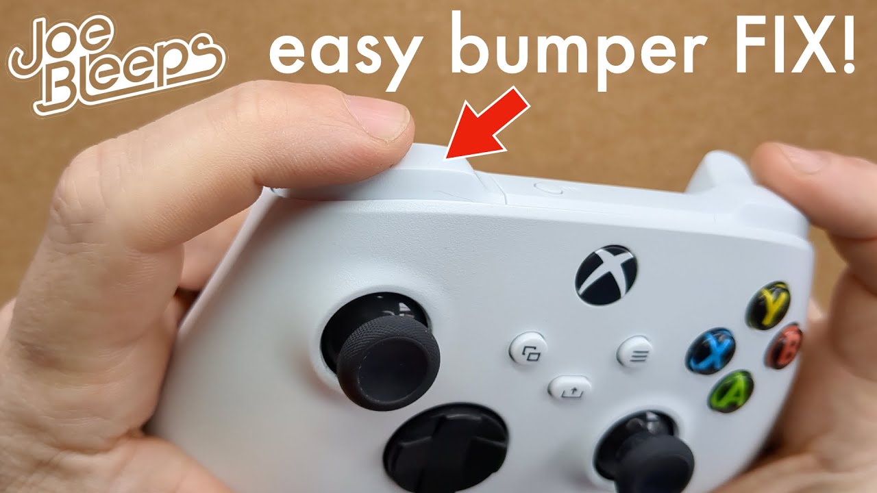 How to fix broken bumpers on Xbox Series S or X controller - no new parts  needed! - YouTube
