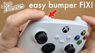 How to fix broken bumpers on Xbox Series S or X controller - no new parts needed! screenshot 5