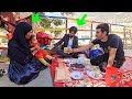 "Saleh and the unexpected meeting: Saleh's wife's mother and operator Emran with him"