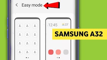 How to Enable Easy Mode in Samsung Galaxy A32 / A52 - Large Icons