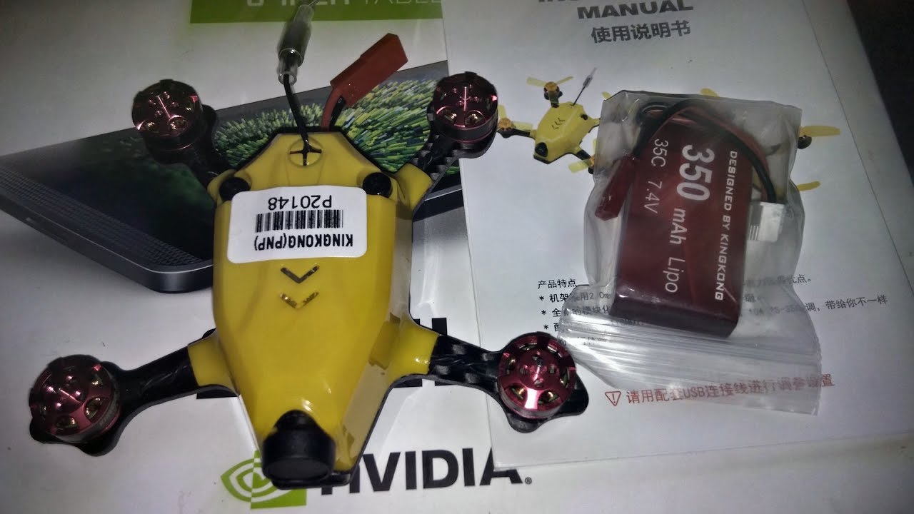 KingKong 95GT 95mm Micro FPV Racing Drone  ARF FLYSKY Sp Racing F3 Betaflight