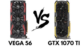Vega 56 vs GTX 1070 TI | Comparison most popular Games | H-Tech