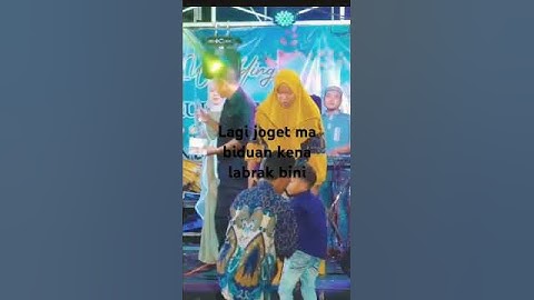 Lagi joget sama biduan kena labrak bini, istri