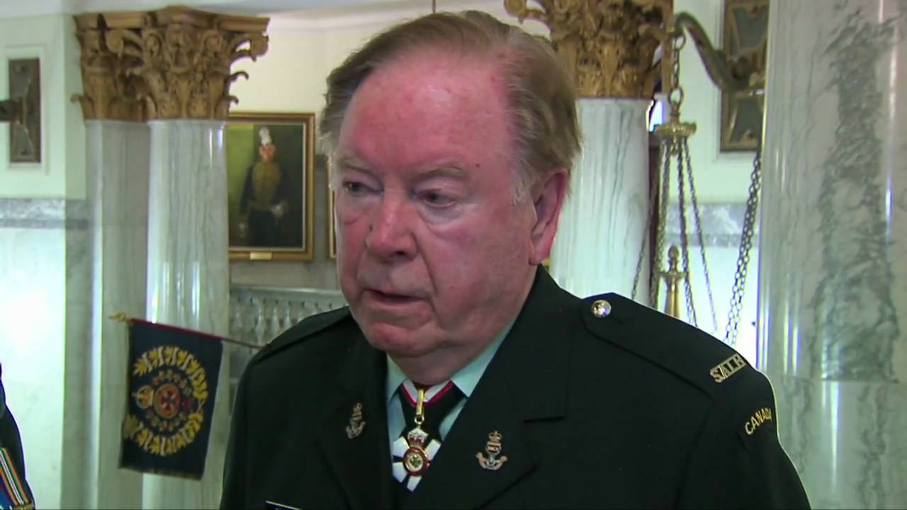 Premier Stelmach meets with members of the End of an Era Honorary delegation