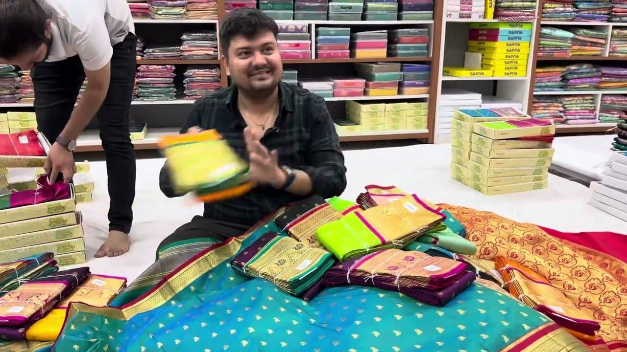 Paithani Mahotsav ! Buy1 get 1 free ! Online saree shopping ! Wholesale saree shop ! Kathpadar Saree