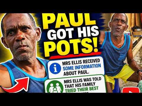 Paul got his pots / Mrs Ellis  received some information about Paul.