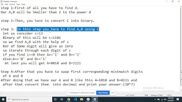 Interesting XOR!-March Challenge 2021 Division 3