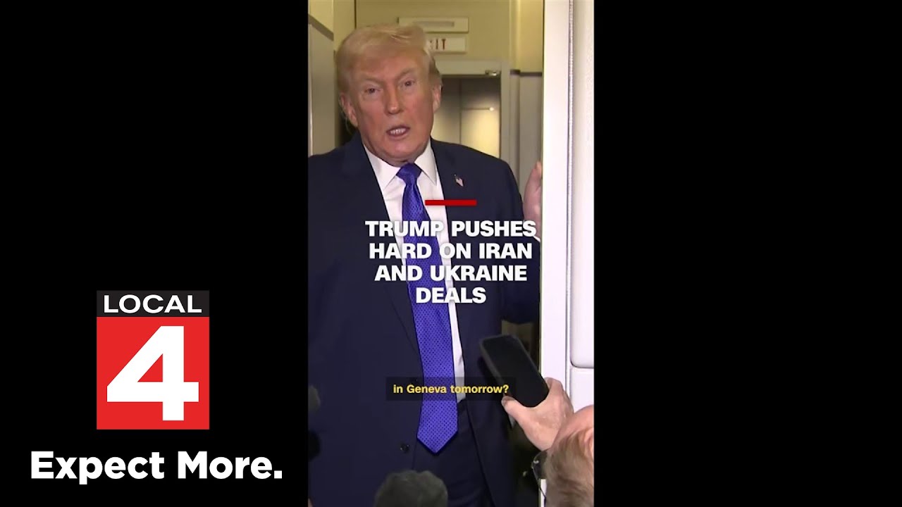 Trump pushes talks on Iran, Ukraine