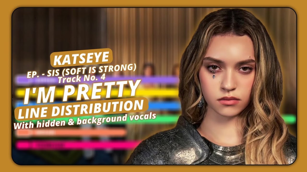 Katseye ~ I'm Pretty ~ Line Distribution (with hidden & background vocals)