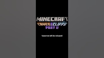 trailer Minecraft cinematic unofficial Caves and cliffs update part 2