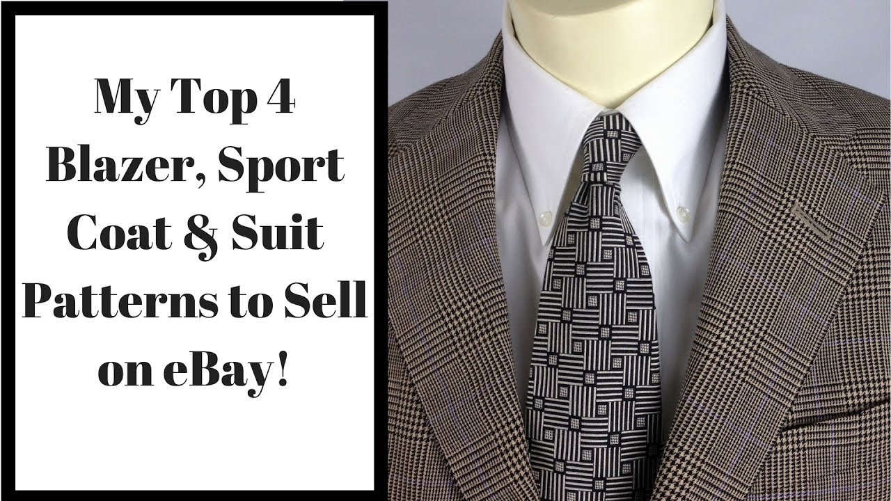 My Top 4 Blazer, Sport Coat & Suit Patterns to sell on eBay for a big ...