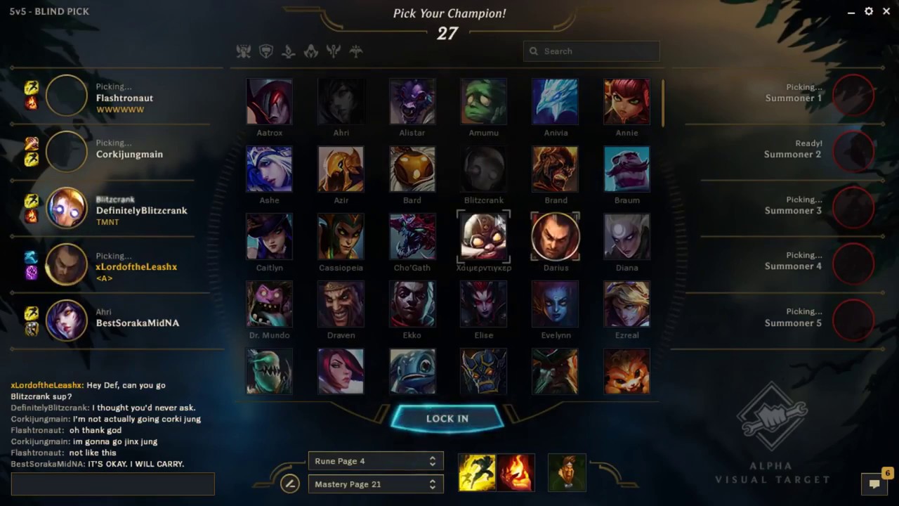 League Client, Visuals (Lobby -Transitioning into Champ Select) - YouTube