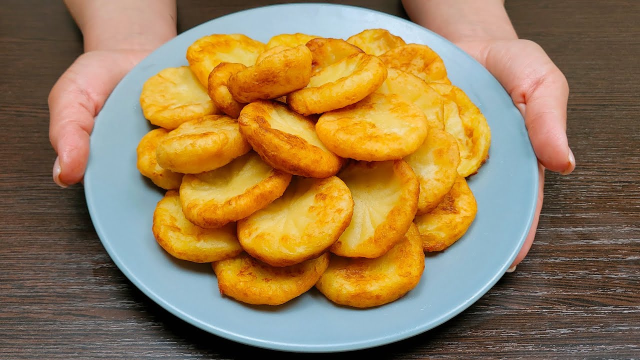 Просто картофель и мука Невероятно хрустящий картофель, всего 2 ингредиента Попробуйте!