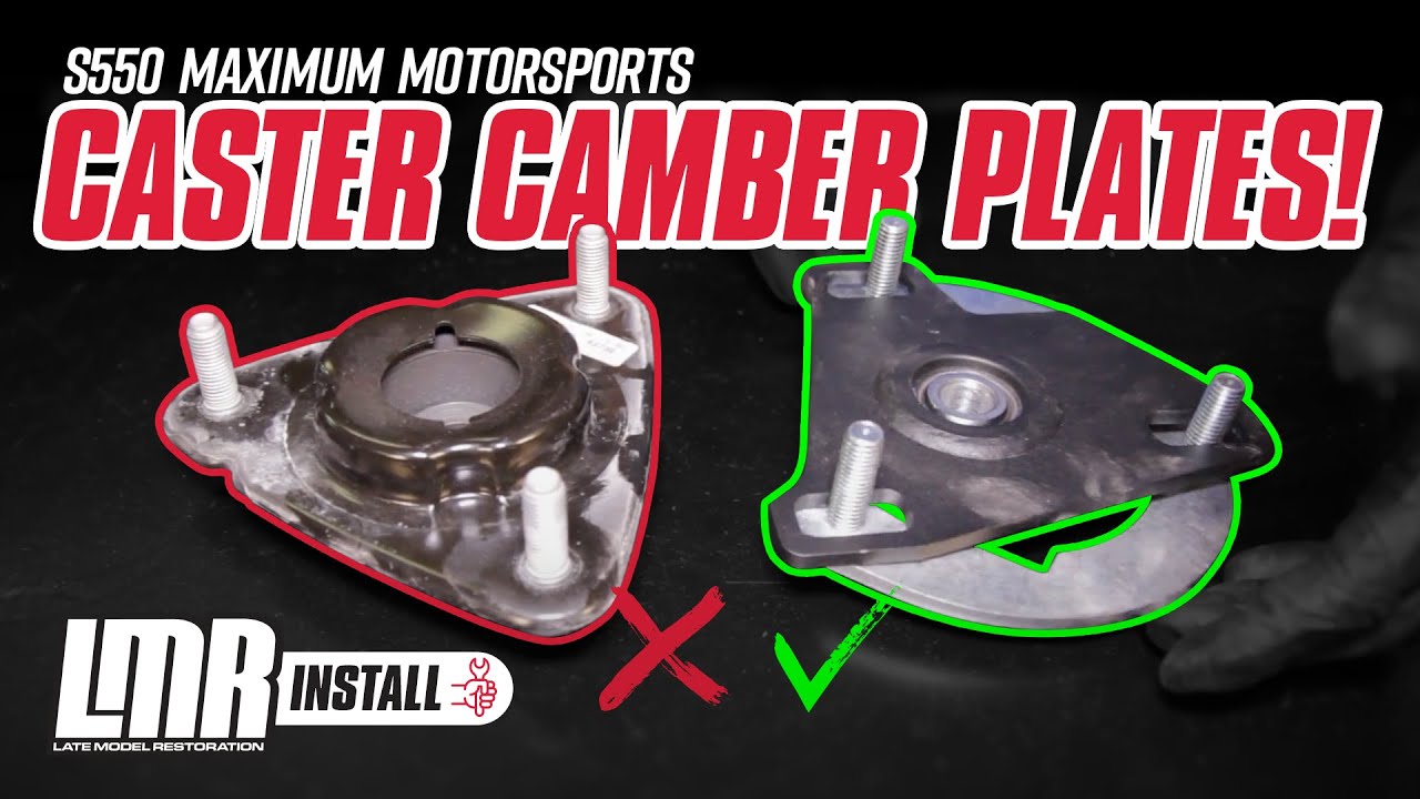 20152023 Mustang Maximum Motorsports Caster Camber Plates Review & Install YouTube