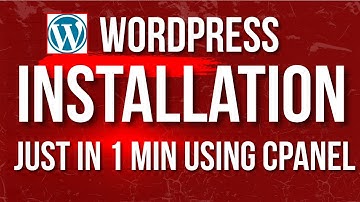 How To Install Wordpress On Cpanel In Less Than 5 Minutes