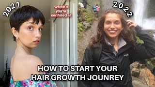 the *ULTIMATE* beginners guide to ACTUALLY growing out your hair in 2022  💆🏽‍♀️ 💅🏽