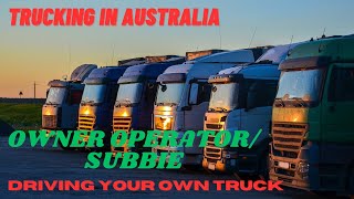 how to work as owner operator in Australia #own #truck