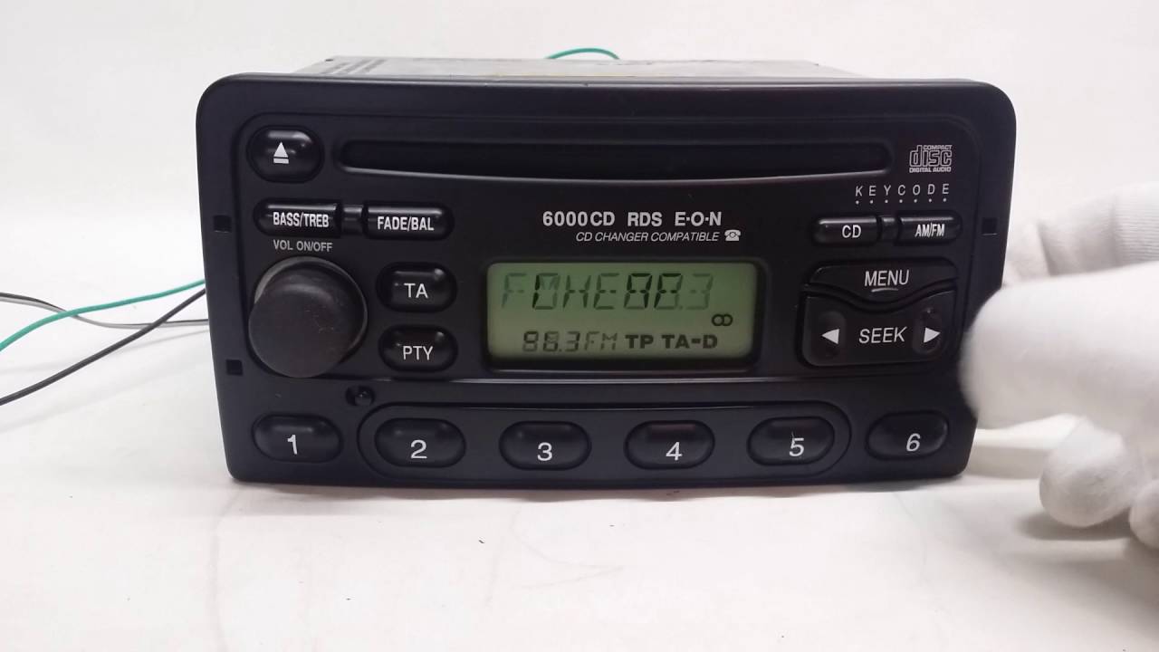 Cod Casetofon Ford Focus 6000cd Rds Eon Ford 6000cd rds #9 - YouTube