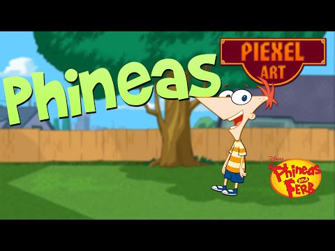 Видео: Minecraft Pixel Art - Phineas