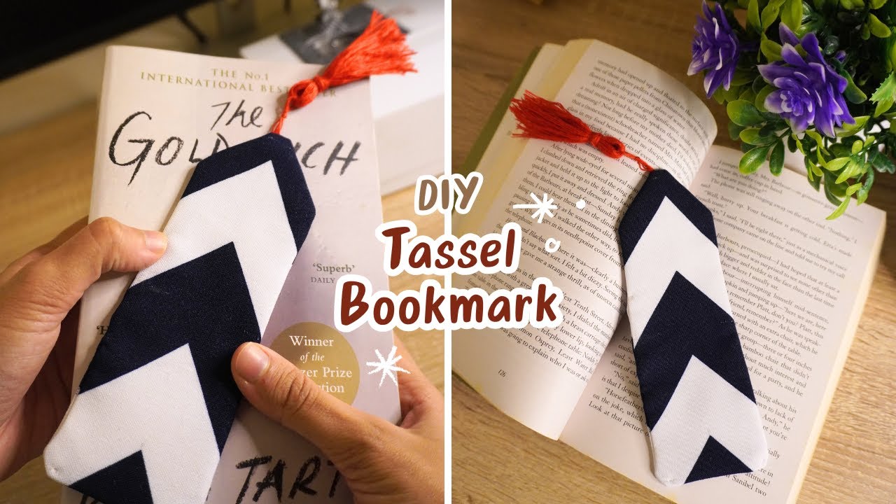 Sew Your Own Tassel Bookmark in Minutes! (Easy Sewing Tutorial) - YouTube