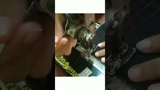 sudah lama pakai, baru tahu caranya😶 || mengunci jahitan dengan mesin jahit hitam #tutorial #shorts