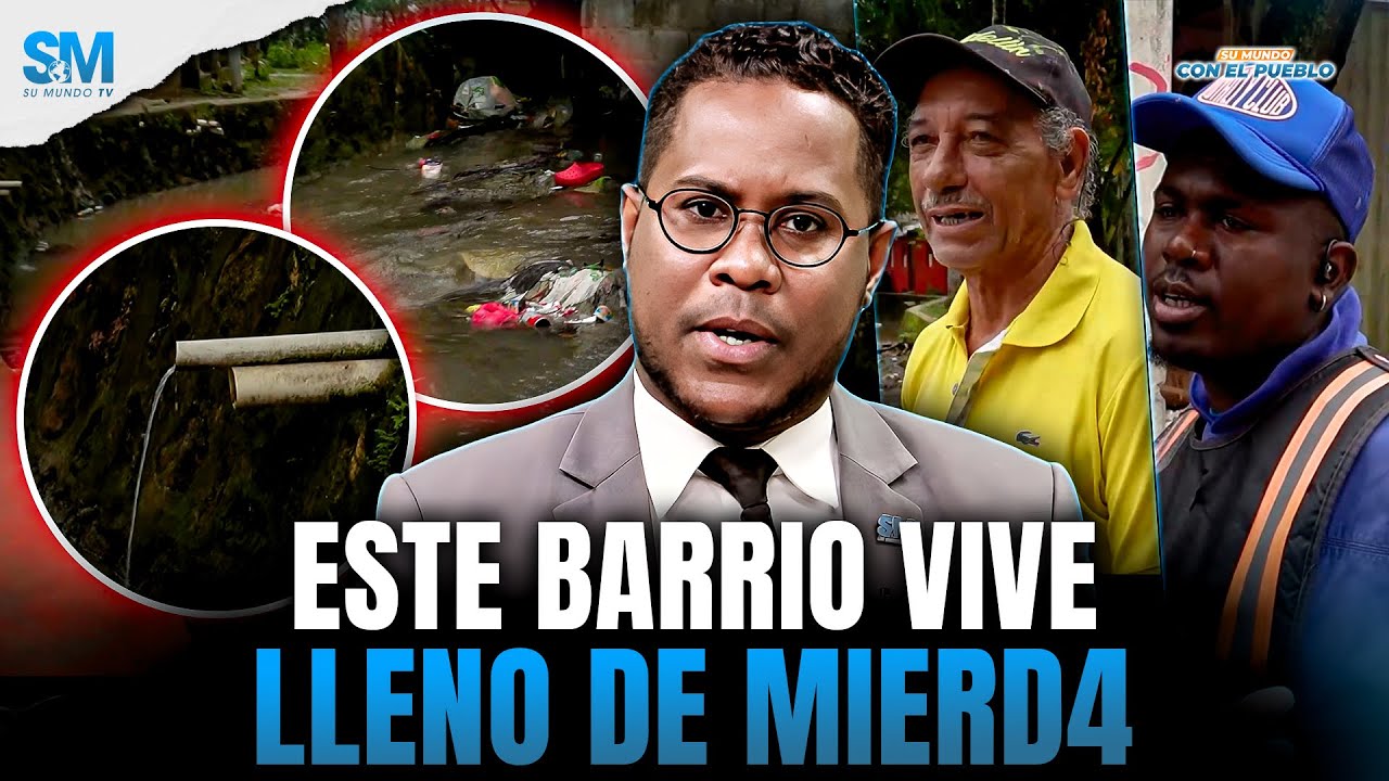 FAMILIAS CONVIVEN CON AGUAS FECALES EN R.D. Y EL GOBIERNO NO HACE NADA