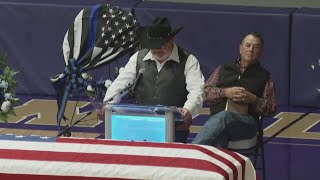 'Rest easy' | LeFlore County sheriff bids farewell to fallen deputy