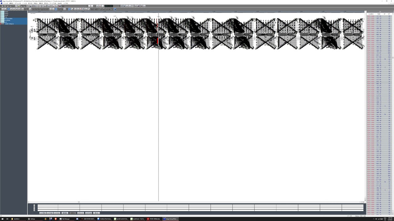 [Black MIDI] The Nuker 4 audio in SSW - Test 1 - First test of The Nuker 4 Audio in SSW. This is an unfinal MIDI, and I was just testing to see if it would load and what the process would be like. SSW supports