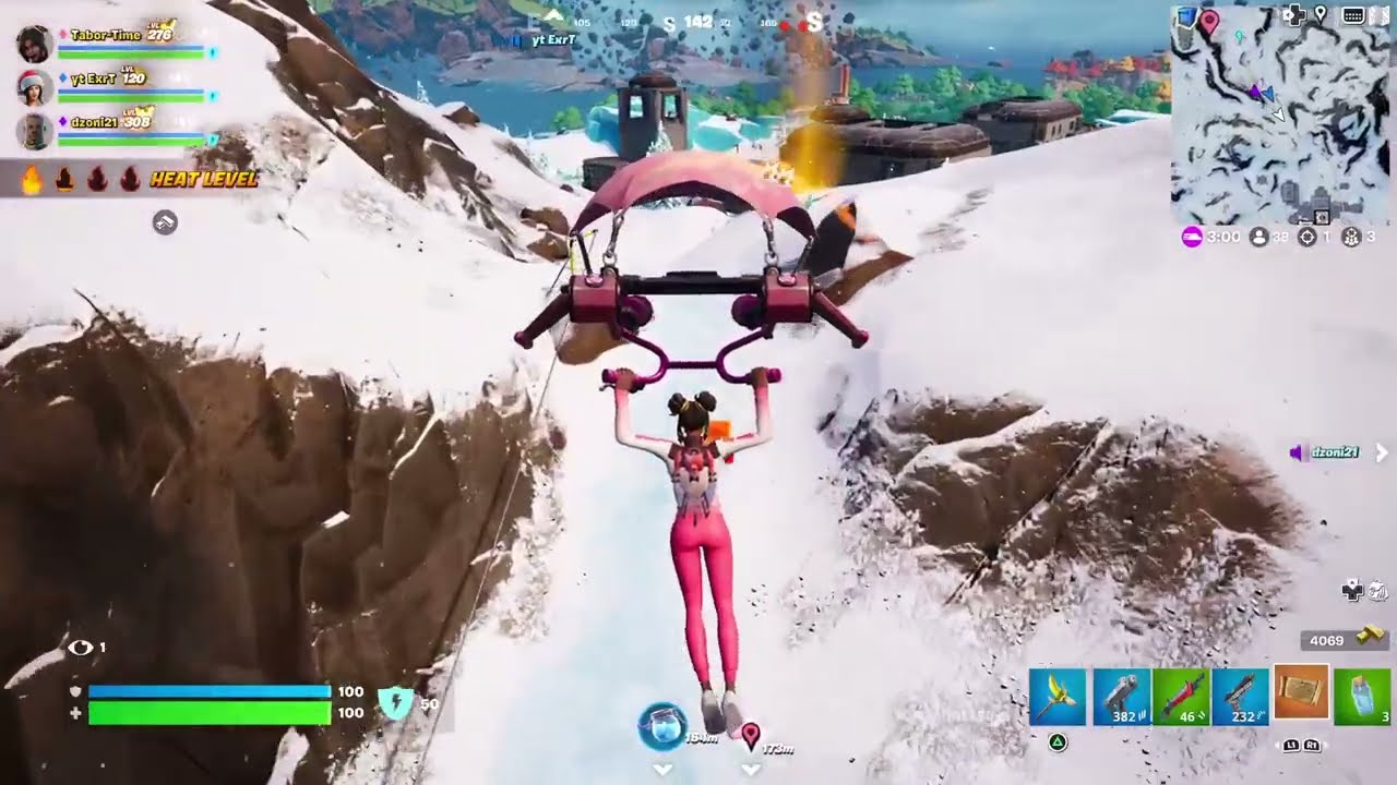 Playing Fortnite with 