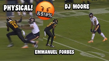 DJ Moore ‘EXPOSED’ Emmanuel Forbes 🔥😳 (WR Vs CB) Bears vs Commanders 2023 highlights