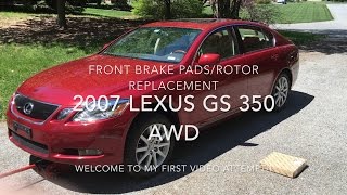 How To Replace Front Brake Pads Rotors 07 Lexus Gs 350 Awd Youtube How To Replace Front Brake Pads Rotors 07 Lexus Gs 350 Awd Youtube