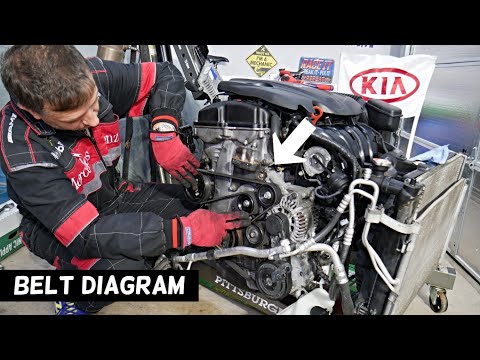 KIA OPTIMA 2.4 GDI SERPENTINE BELT DIAGRAM