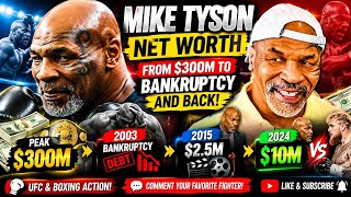 Mike Tyson’s $300M Fortune to Bankruptcy 😱🥊 | Net Worth Story #miketyson 