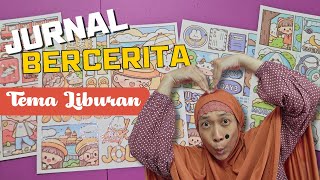 Jurnal Bercerita - Liburan Ke Yogyakarta | Dekorasi Journal Sticker Lucu 😄 Asti Kunyit Eps 357