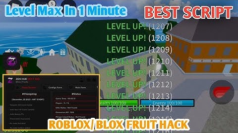 Blox Fruit Level Max In 1 Minute / Hack FASTEST - Undetected / Free/WORKING | Best Script |