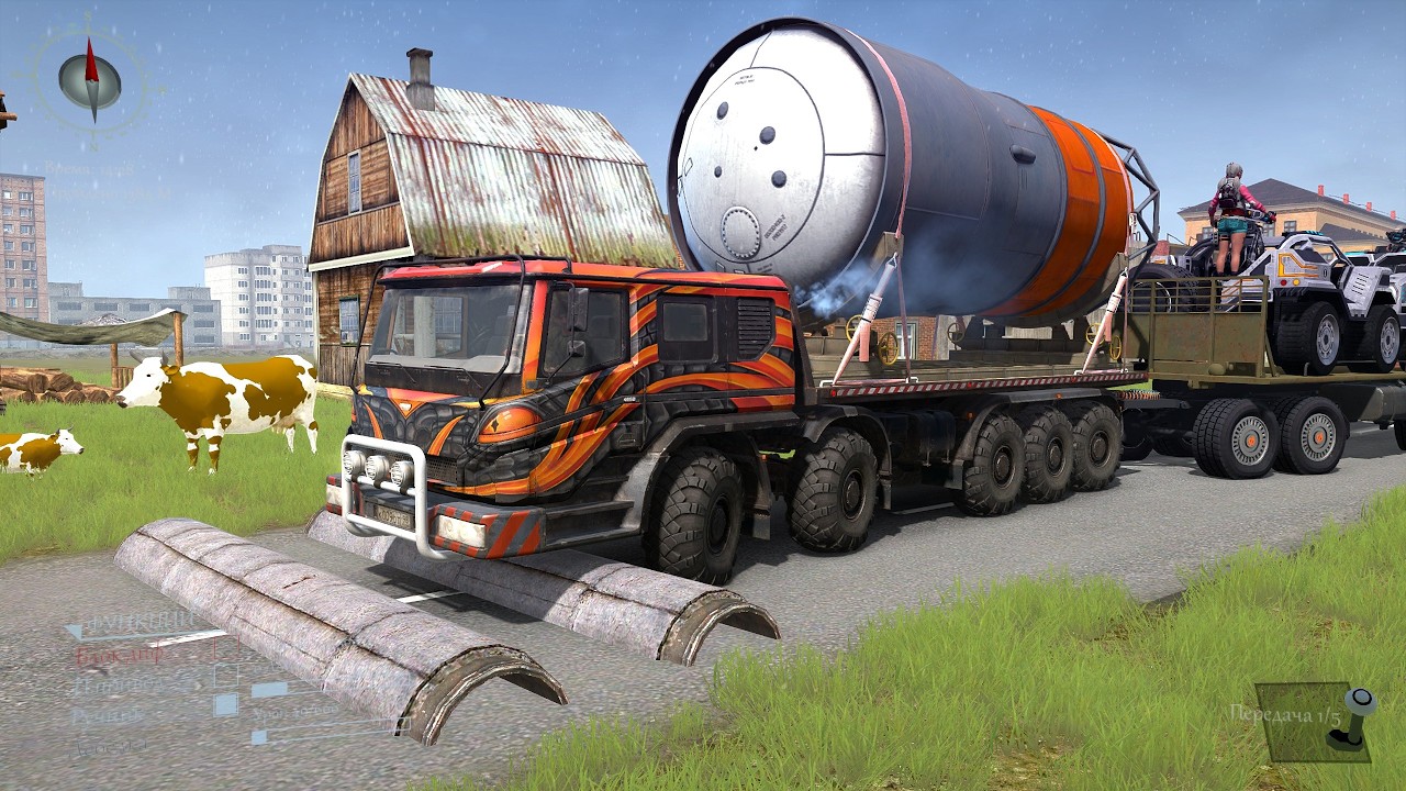 Spintires: Mudrunner Mod Truck | Driver Skills Gameplay 