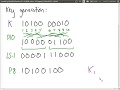 Simplified Data Encryption Standard (DES) Example