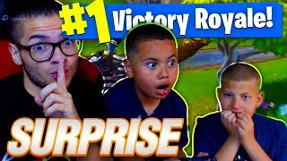 IF 9 YEAR OLD WINS THIS SOLO GAME I WILL GET JAYDEN A HUGE *SURPRISE* FORTNITE BATTLE ROYALE! 🔥