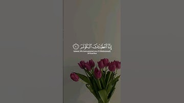 مشاري العفاسي | #سورة_الكوثر #قرآن #القرآن_الكريم #قران_كريم #quran