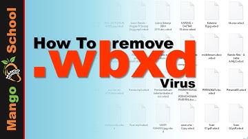 Wbxd File Virus Ransomware [.wbxd] Removal and Decrypt Guide