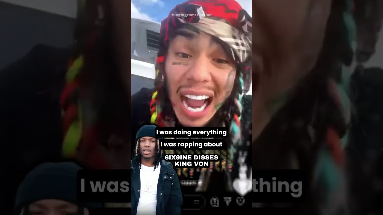 Guarda 6ix9ine Disses King Von su YouTube Guarda 6ix9ine Disses King Von su YouTube