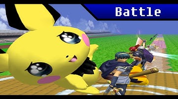 6 Players in Homerun Contest - SSBM Debug Menu