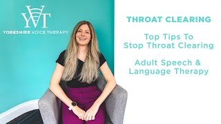 Celebrity Top Tips to Stop Throat Clearing | Yorkshire Voice Therapy Net Worth