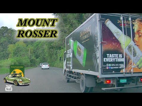 Driving along Mount Rosser in Saint Catherine | Driving In Jamaica in 2022