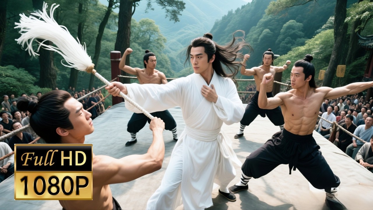 【最新功夫电影】誰敢與武當宗師比武？前十高手狂妄上台，結果被他一根拂塵打得滿地找牙！💥 |#kungfu  #武俠 #大武當