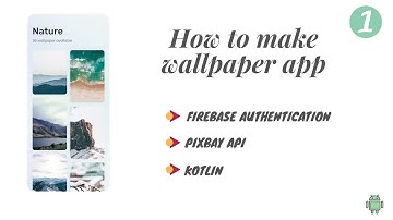 How to make a Wallpaper app in android studio || Kotlin || Firebase || Part 1 - Splash Screen